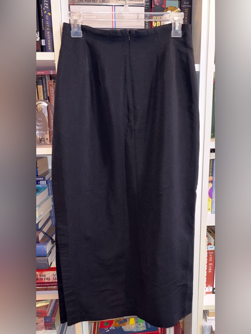 JRT by Newport News High Waisted Long Black Skirt Vintage - Picture 5 of 11
